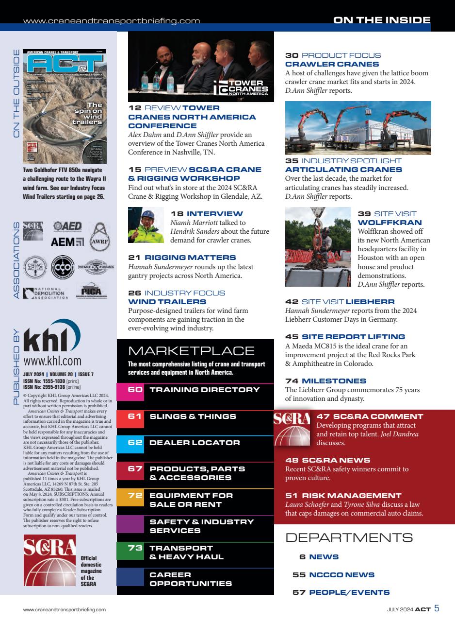 American Cranes & Transport Preview Pages