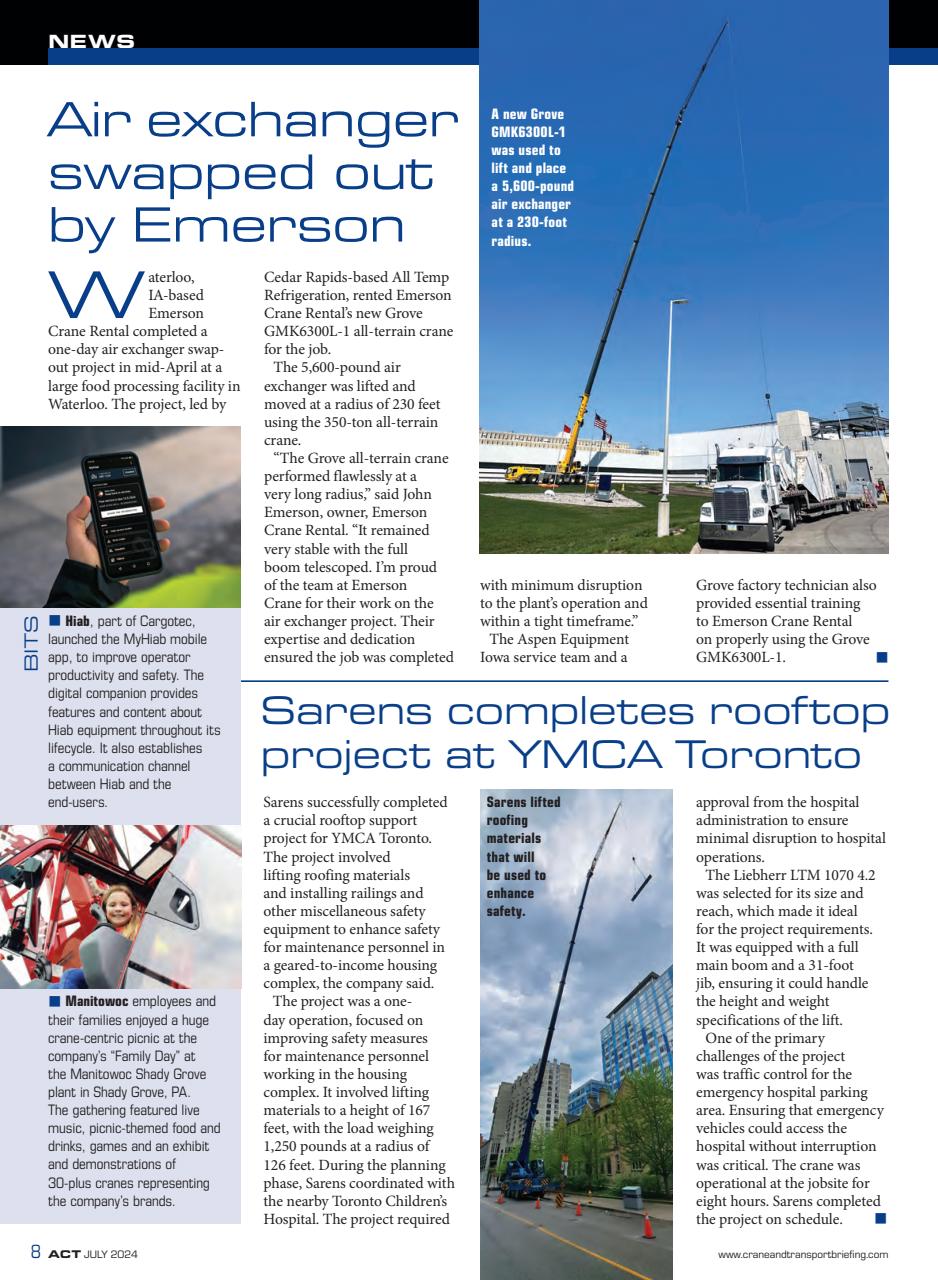 American Cranes & Transport Preview Pages