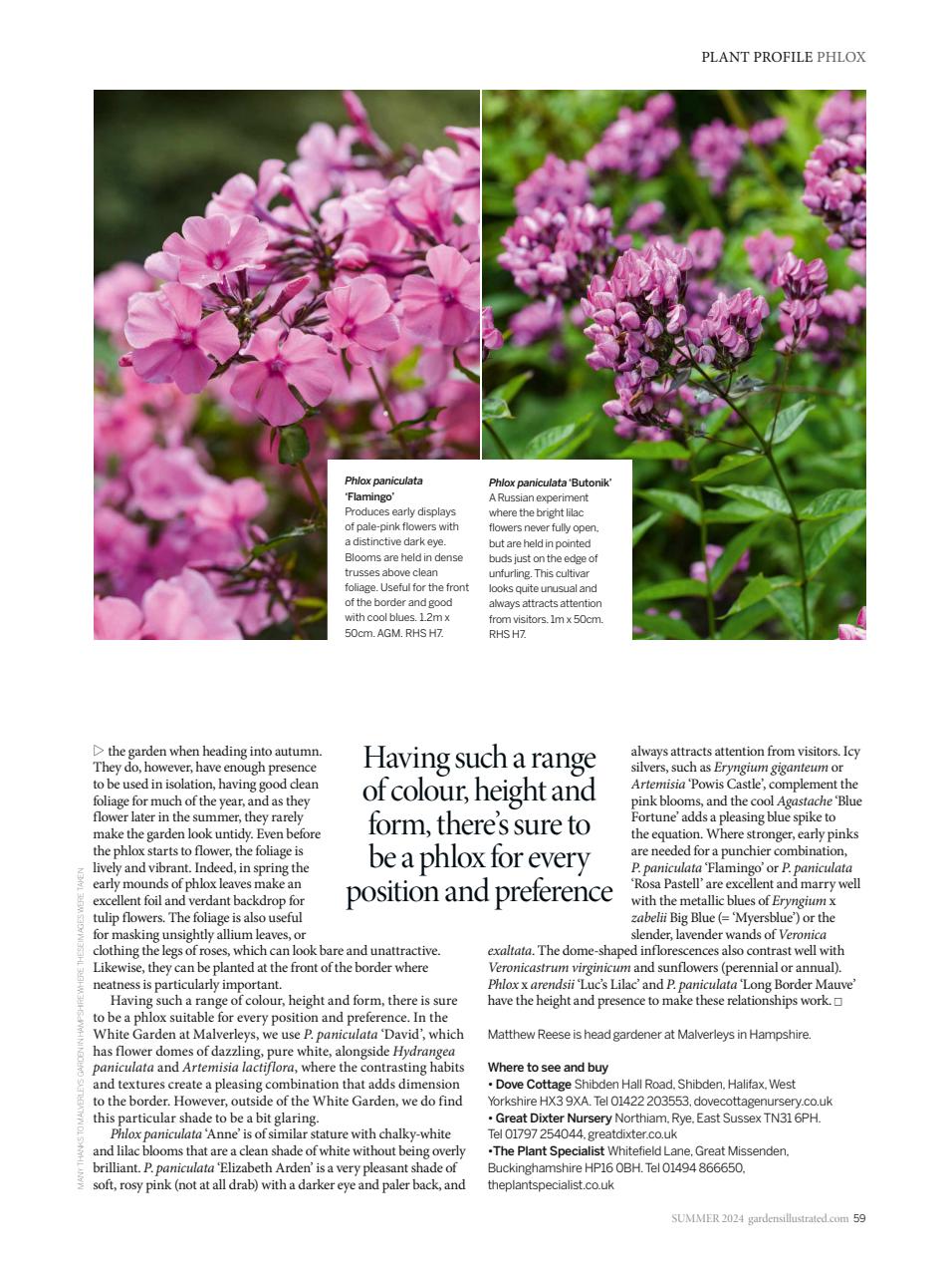 Gardens Illustrated Preview Pages