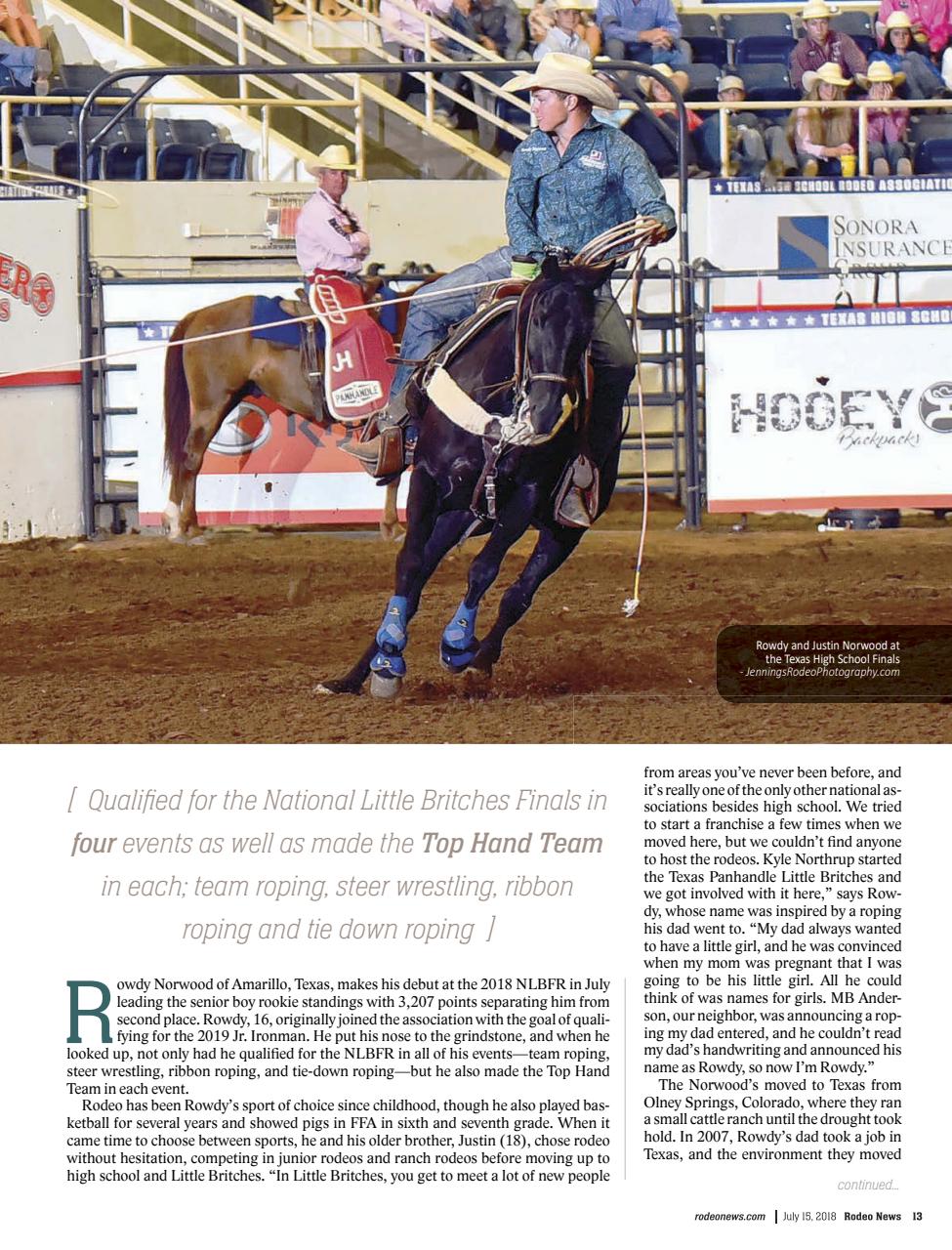 Rodeo Life Preview Pages