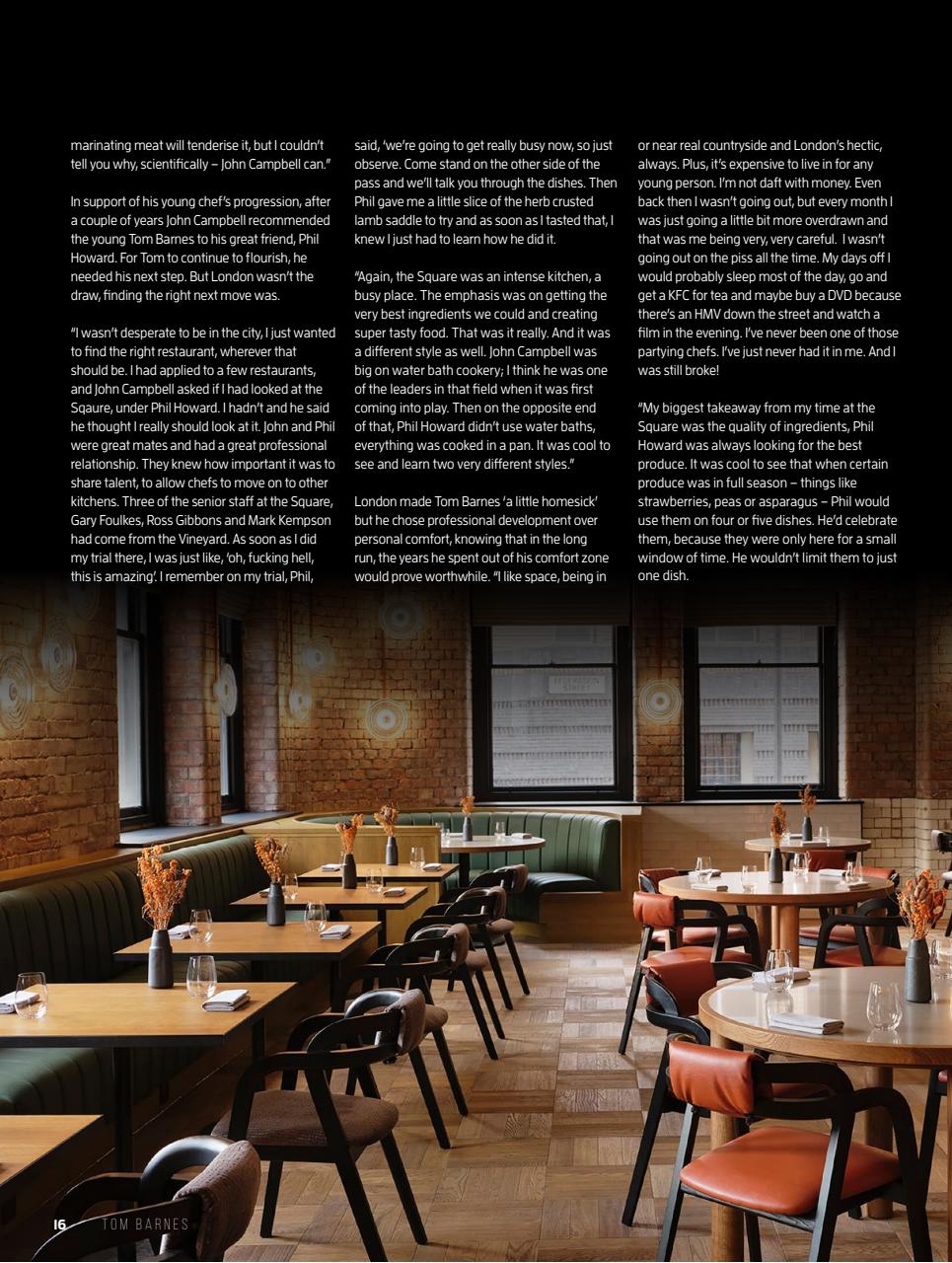 Chef & Restaurant Magazine Preview Pages