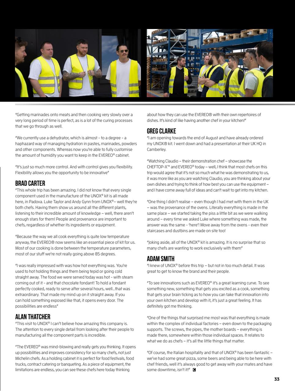 Chef & Restaurant Magazine Preview Pages