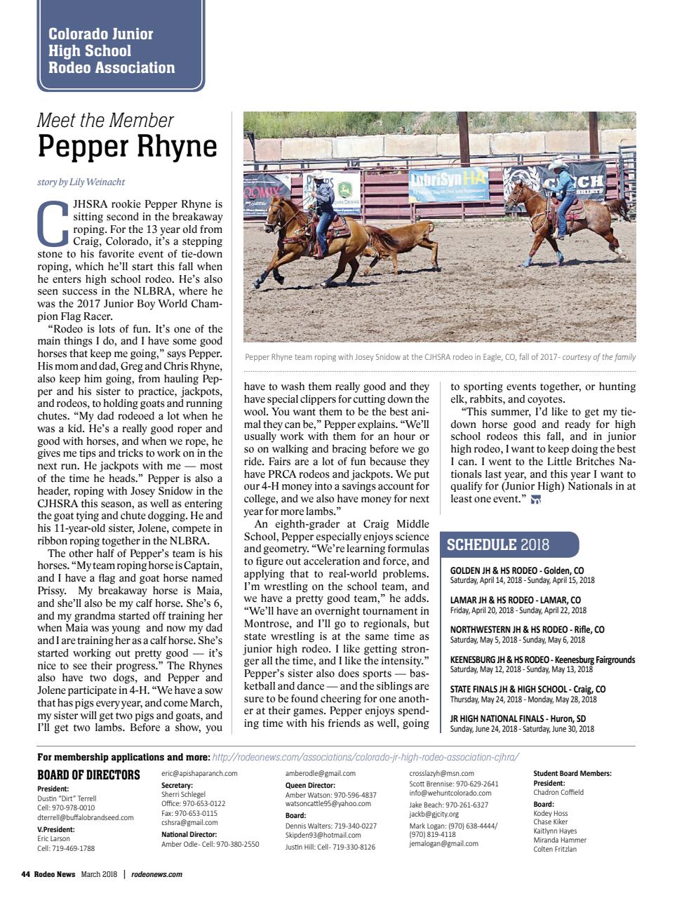 Rodeo Life Preview Pages