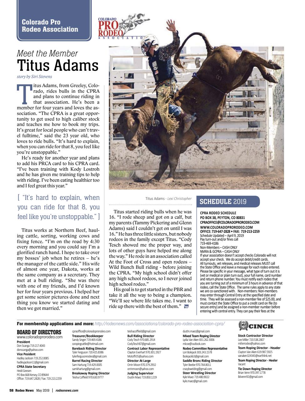 Rodeo Life Preview Pages