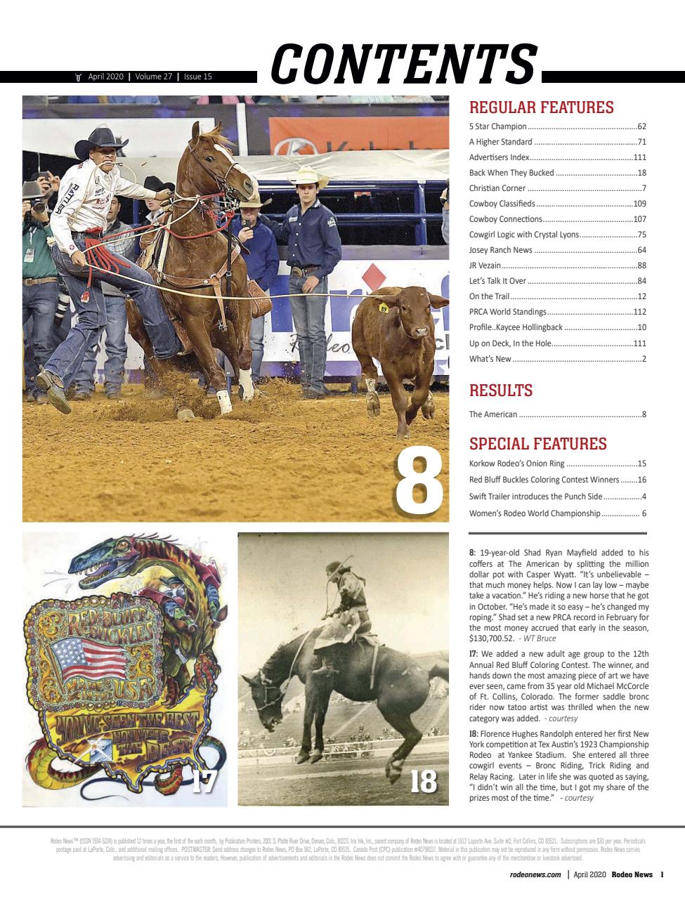 Rodeo Life Preview Pages