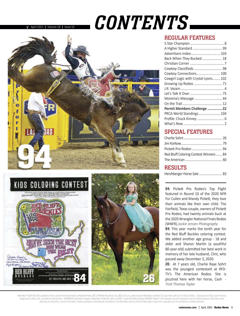 Rodeo Life Preview Pages
