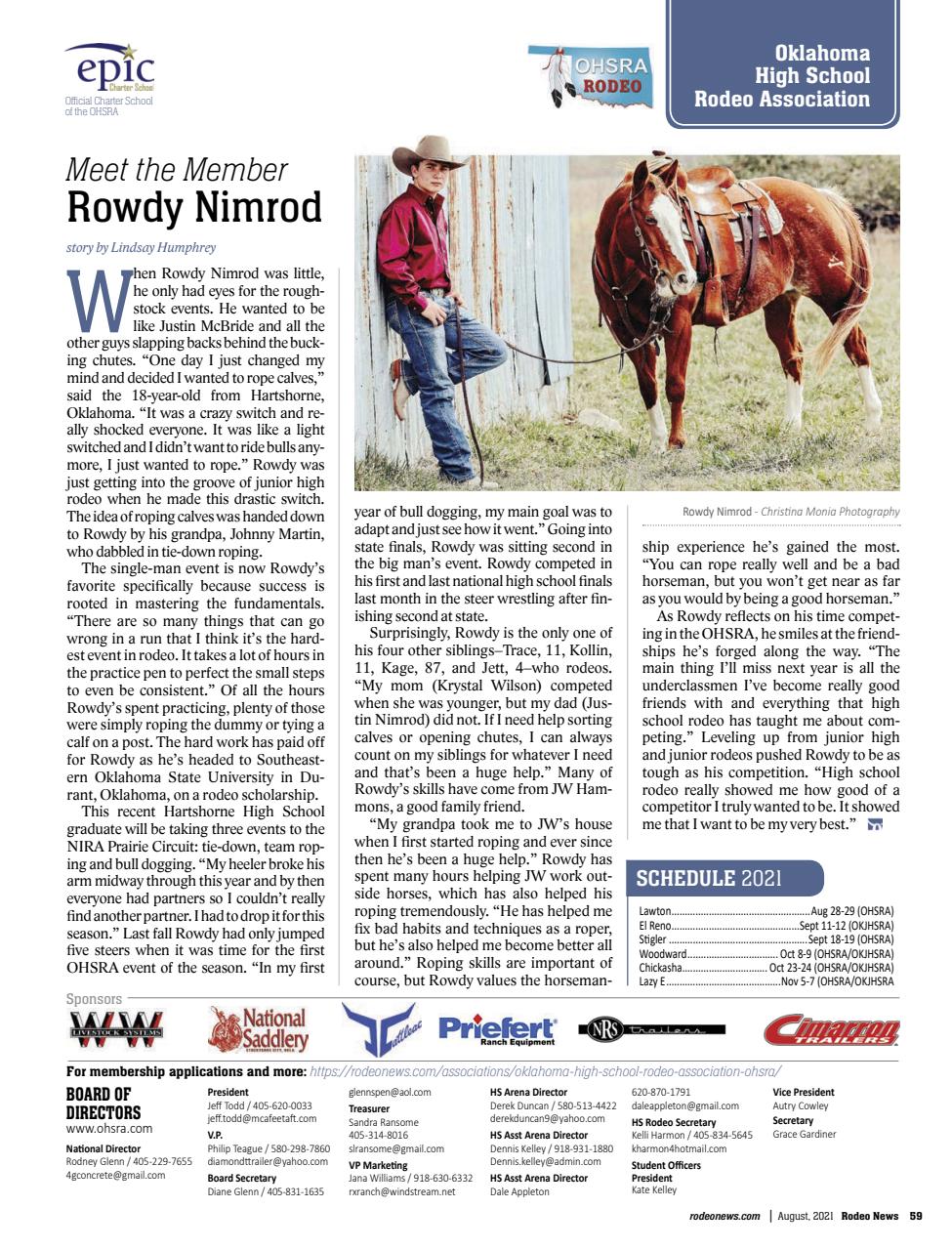 Rodeo Life Preview Pages