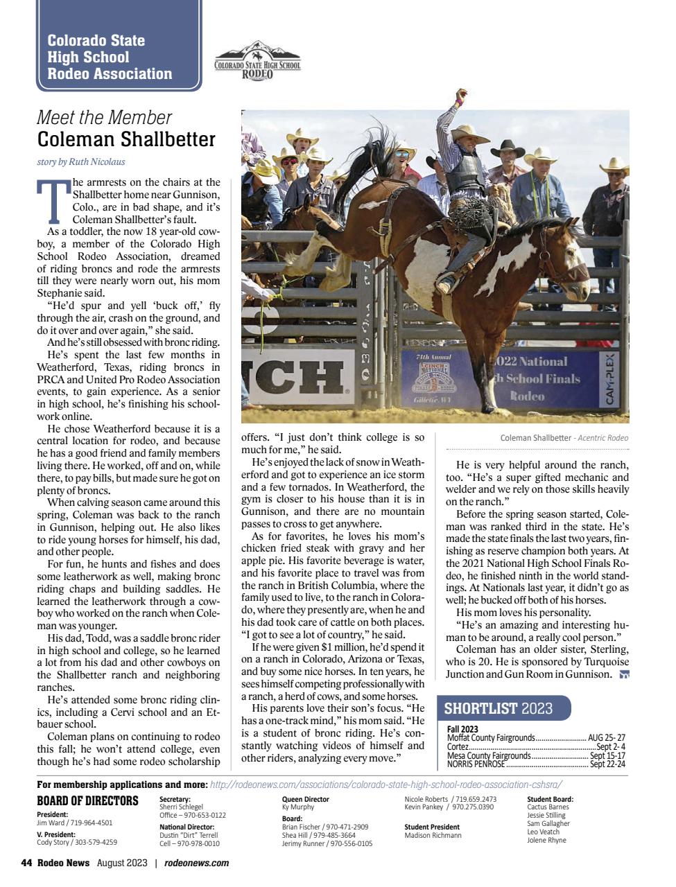 Rodeo Life Preview Pages
