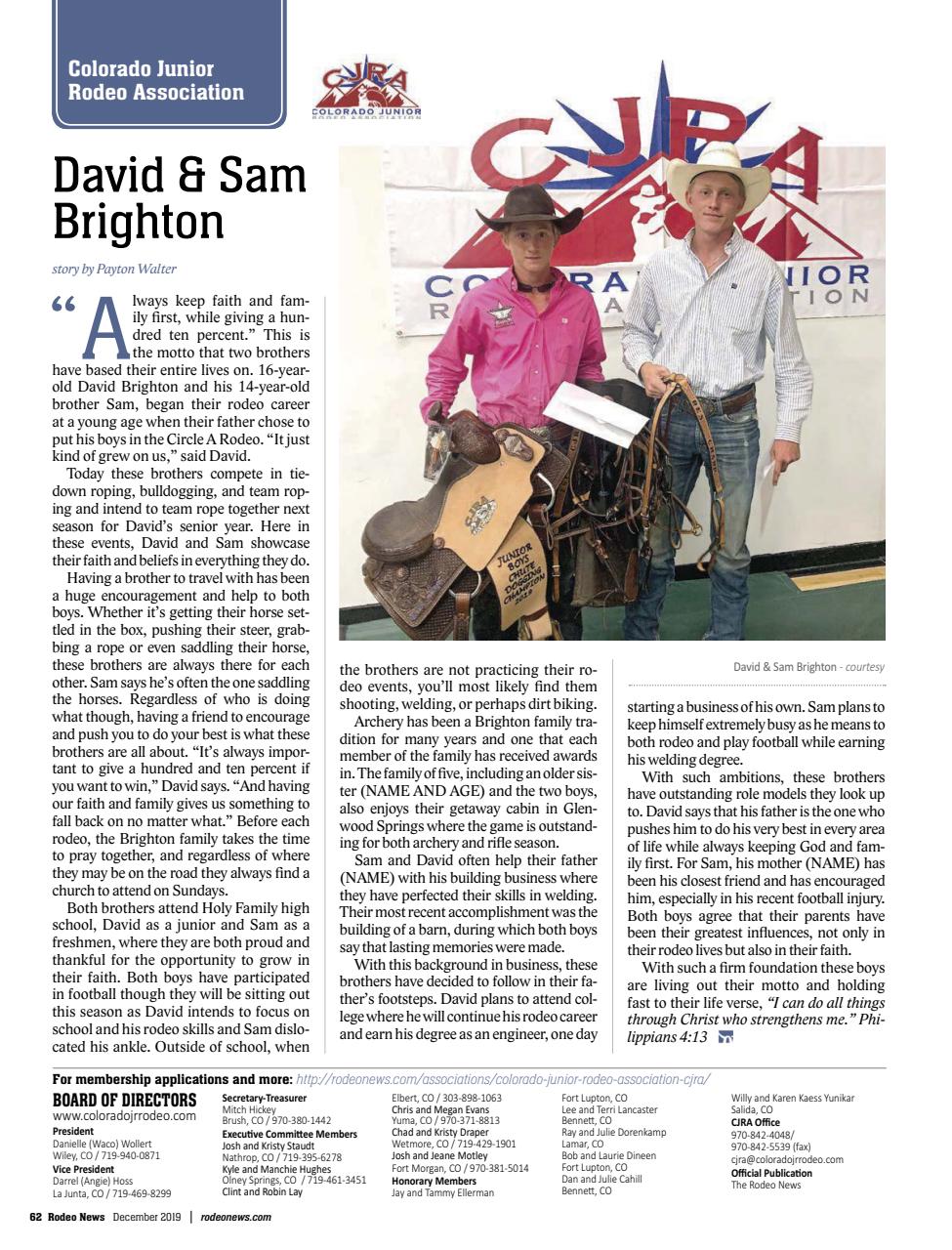Rodeo Life Preview Pages