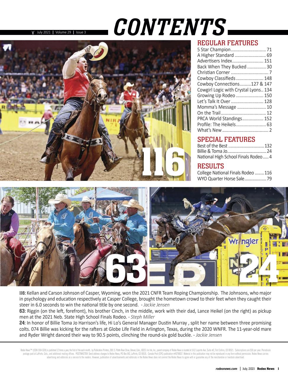 Rodeo Life Preview Pages
