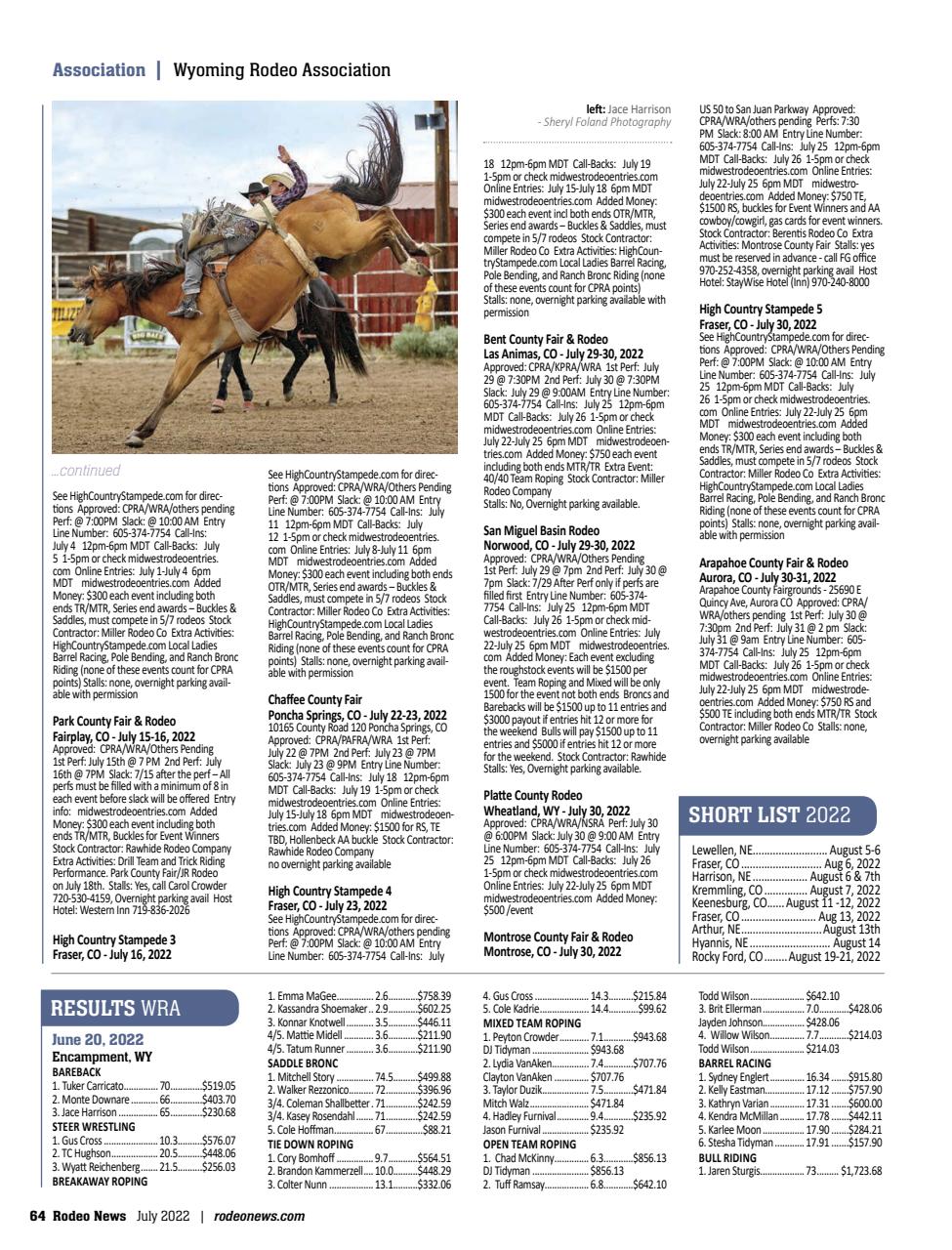 Rodeo Life Preview Pages