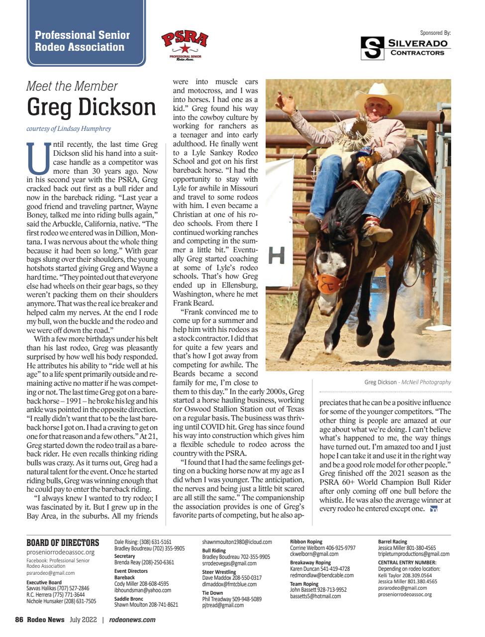Rodeo Life Preview Pages