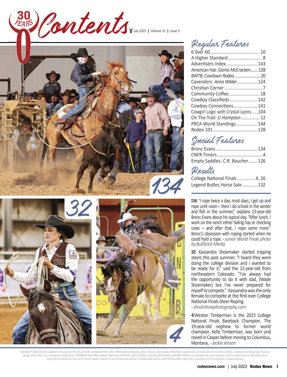 Rodeo Life Preview Pages
