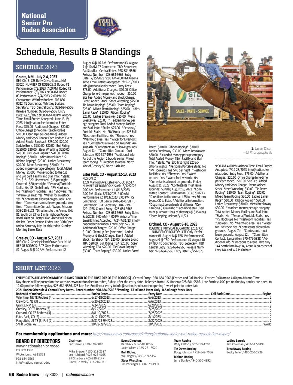 Rodeo Life Preview Pages