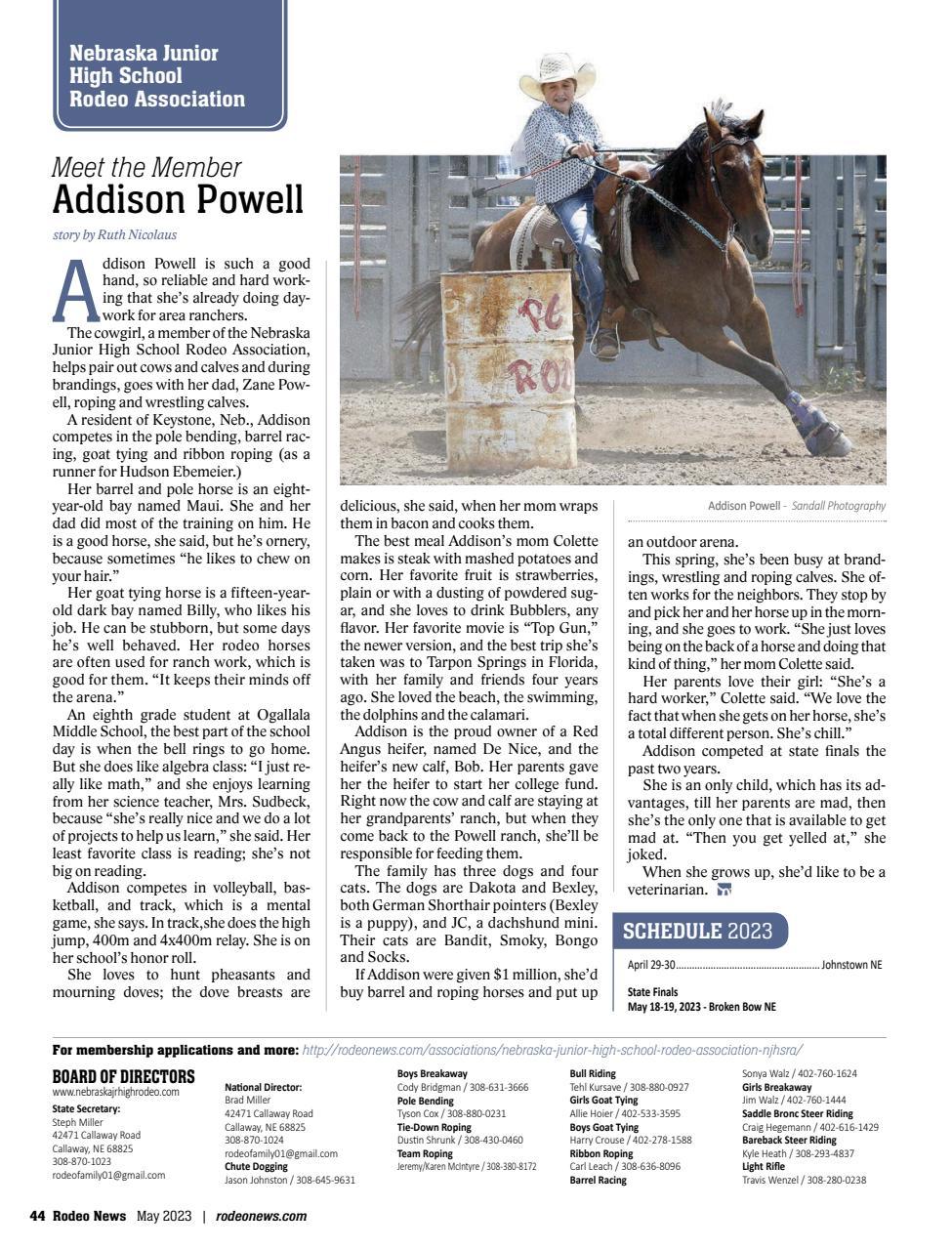 Rodeo Life Preview Pages