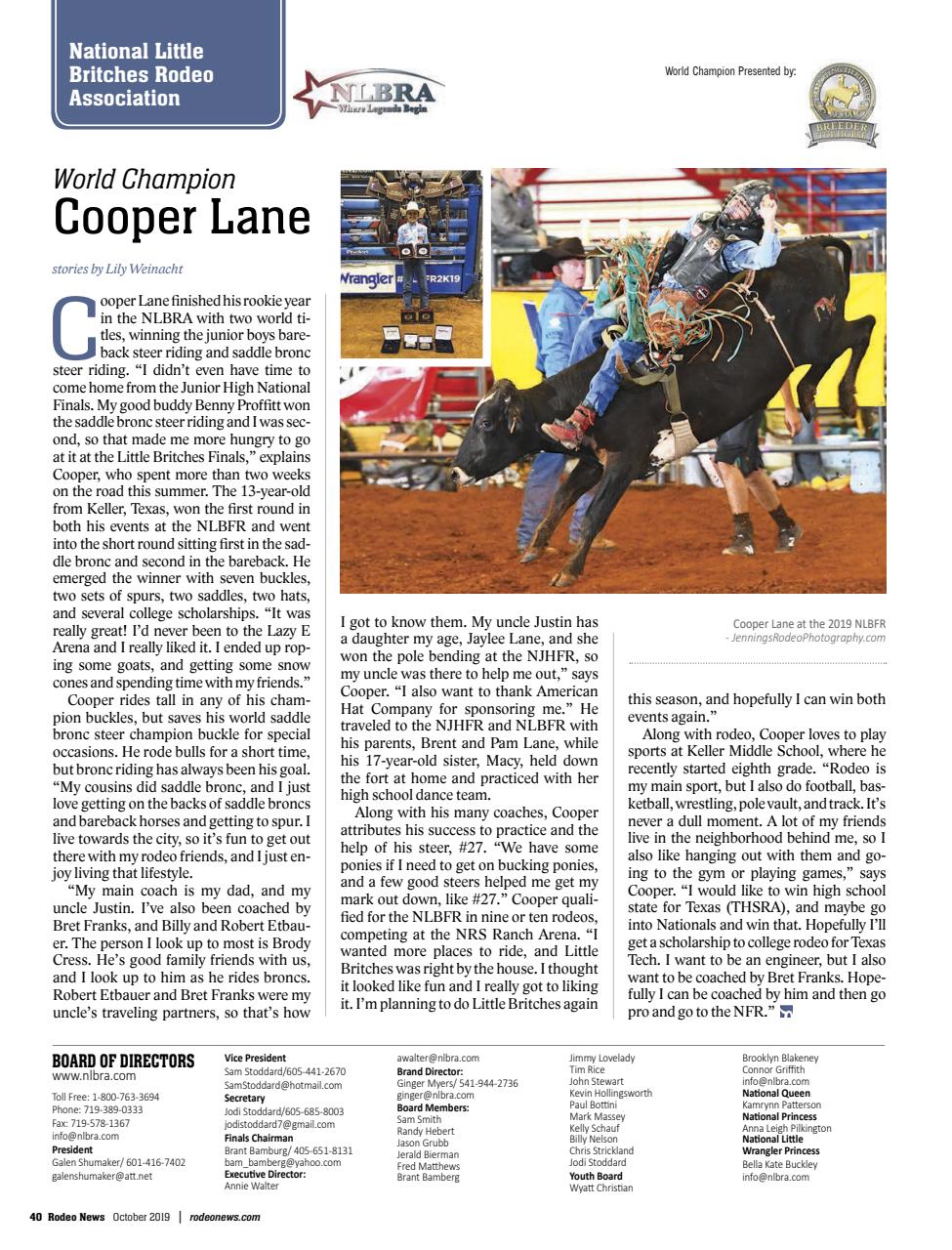 Rodeo Life Preview Pages