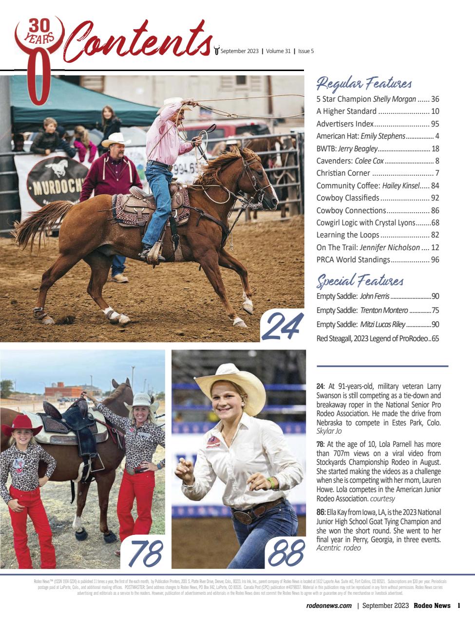 Rodeo Life Preview Pages