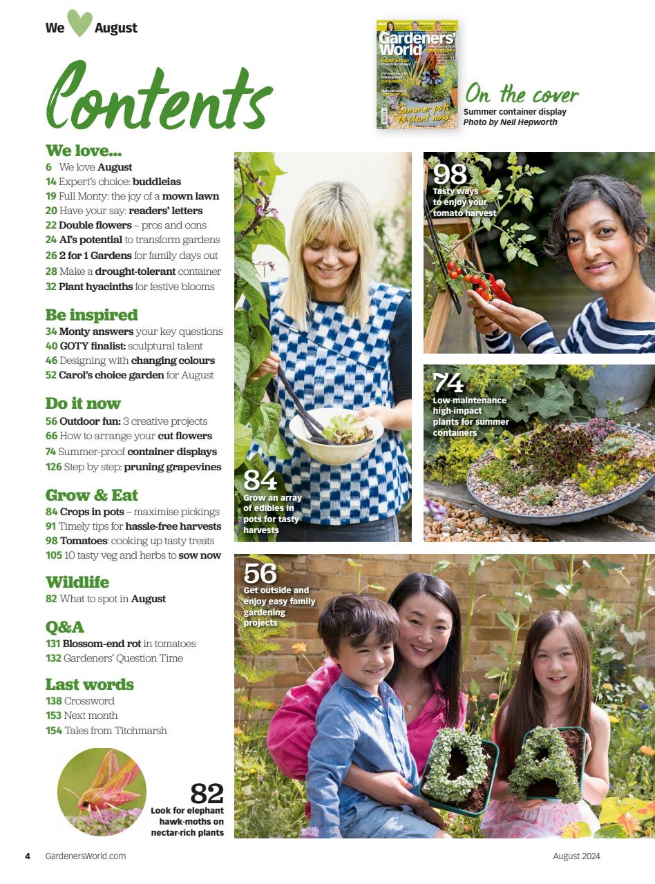 BBC Gardeners’ World Magazine Preview Pages