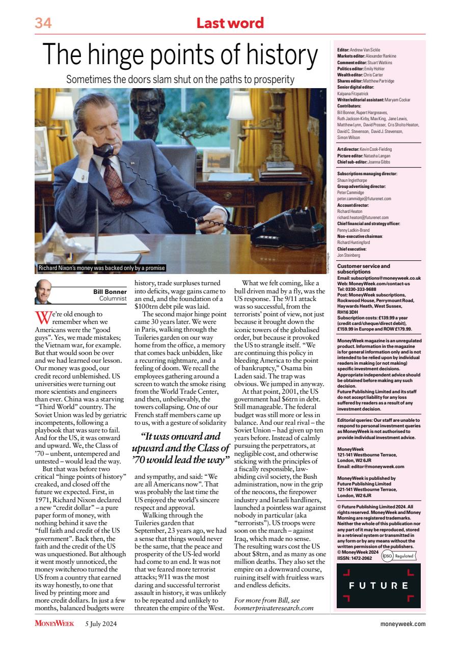 MoneyWeek Preview Pages