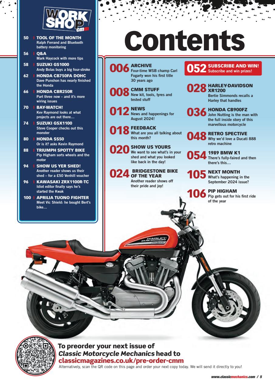 Classic Motorcycle Mechanics Preview Pages