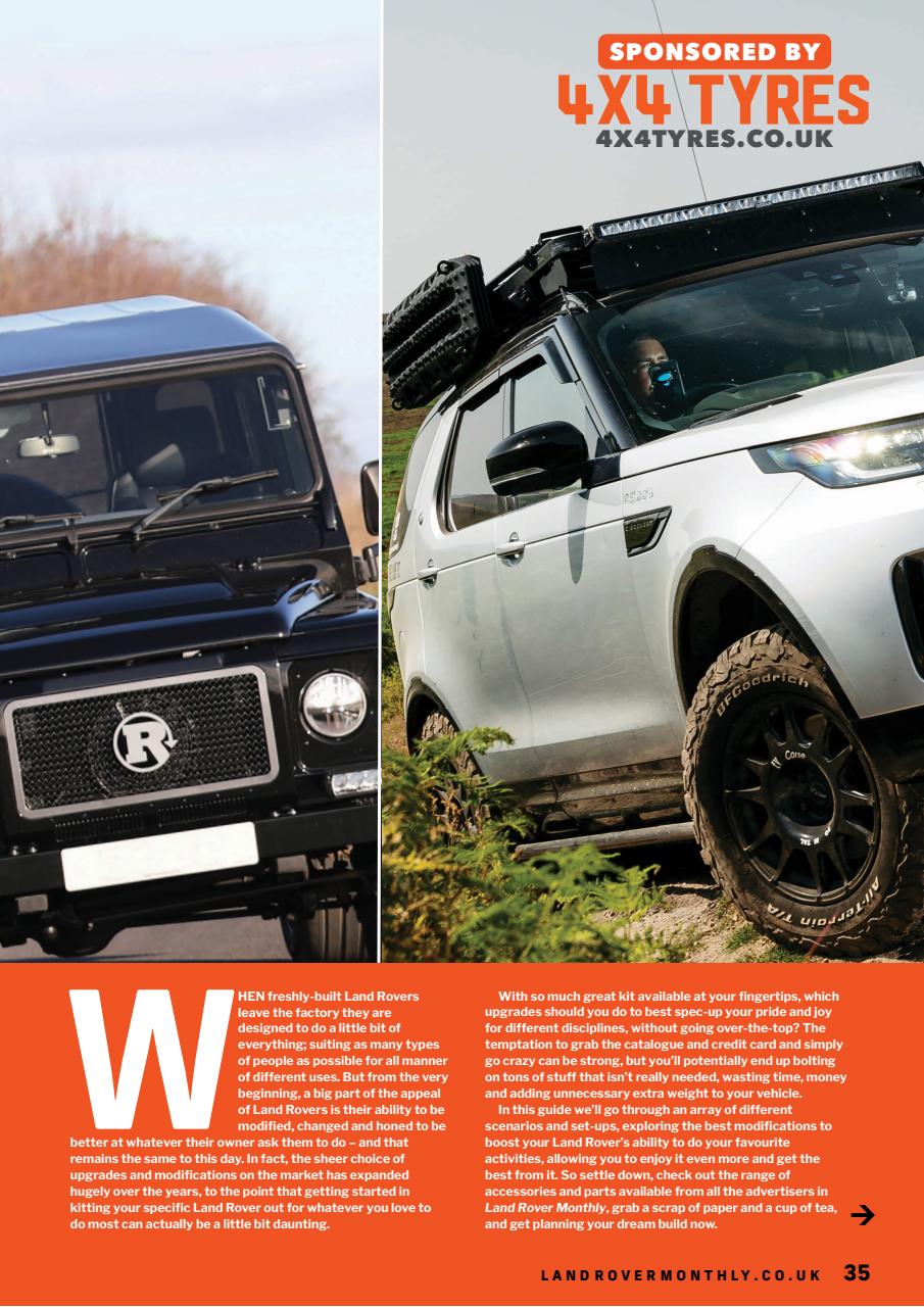 Land Rover Monthly Preview Pages