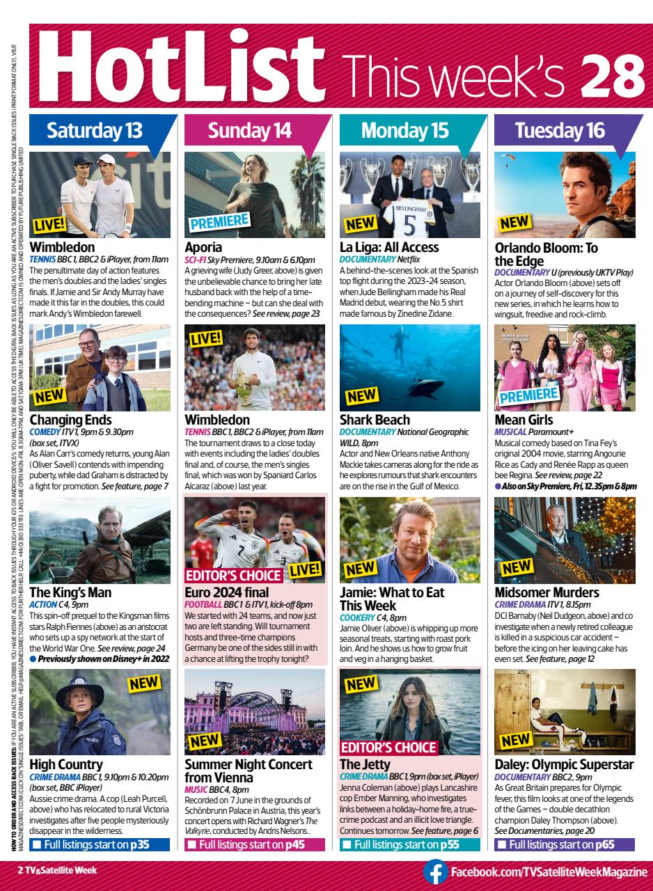 TV & Satellite Week Preview Pages