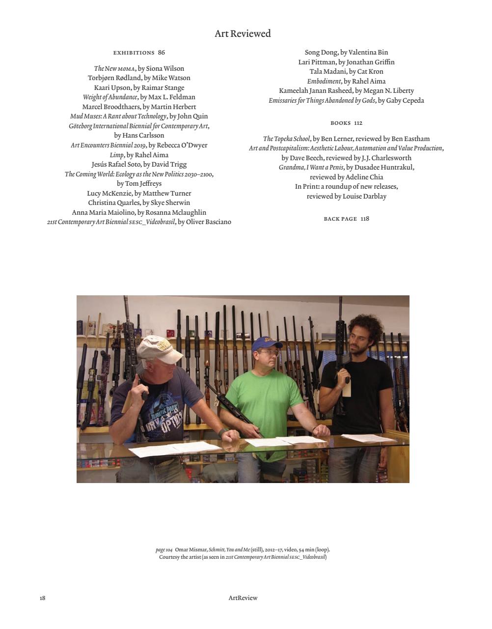 ArtReview Preview Pages