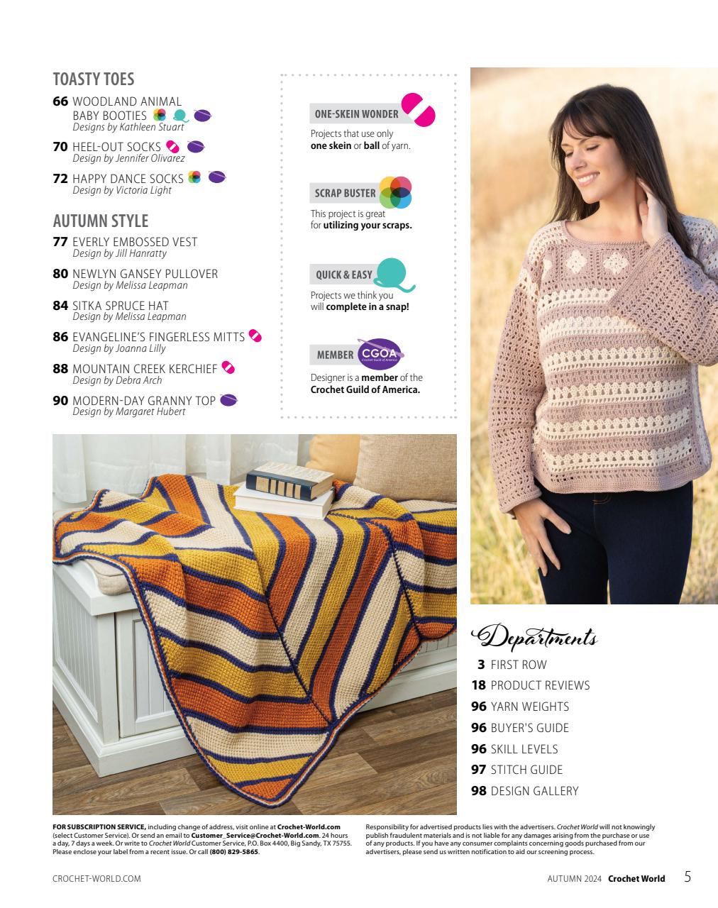 Crochet World Preview Pages