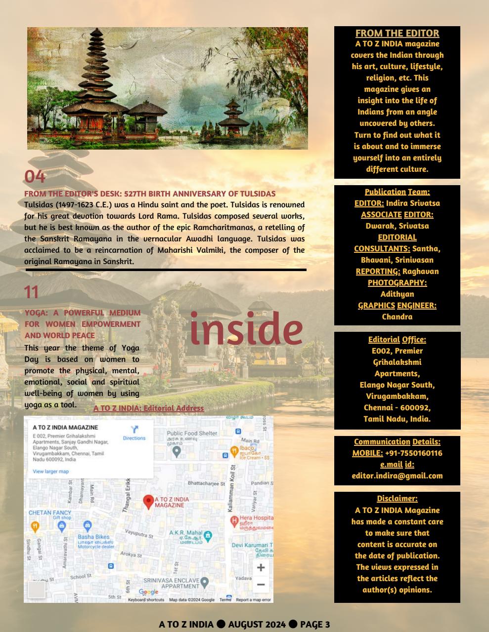 A to Z India Preview Pages