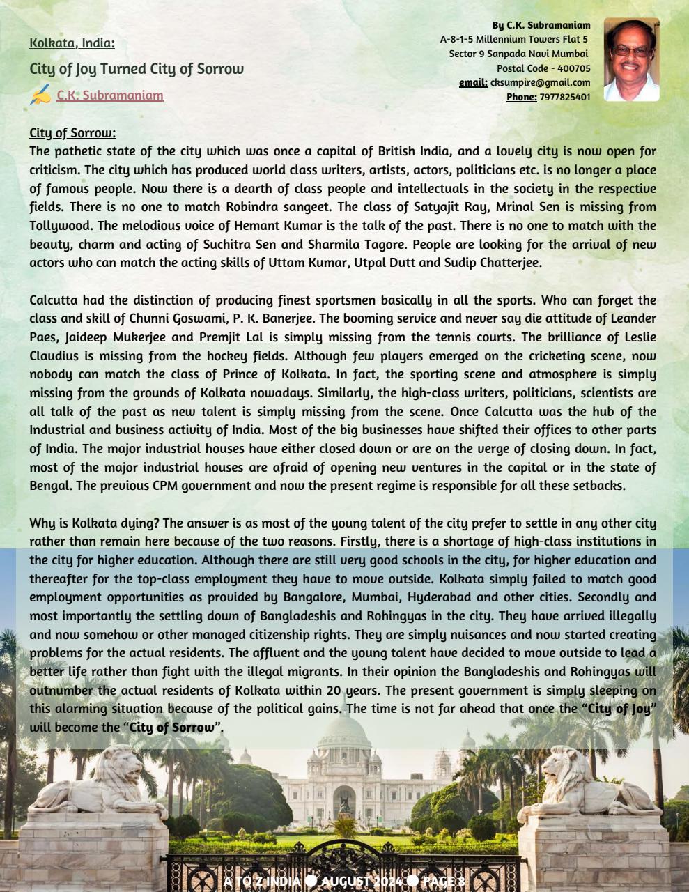 A to Z India Preview Pages
