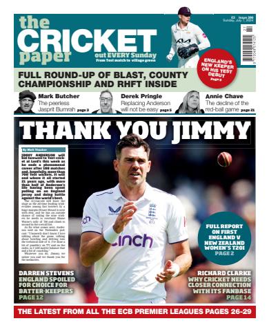 The Cricket Paper issue 7th July 2024