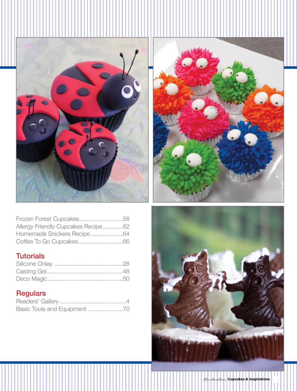 Australian Cupcakes and Inspirations Preview Pages