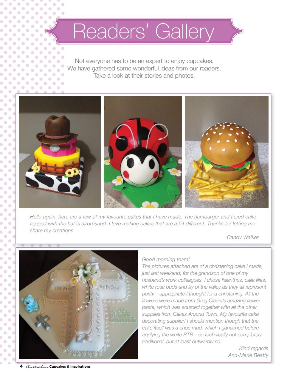 Australian Cupcakes and Inspirations Preview Pages