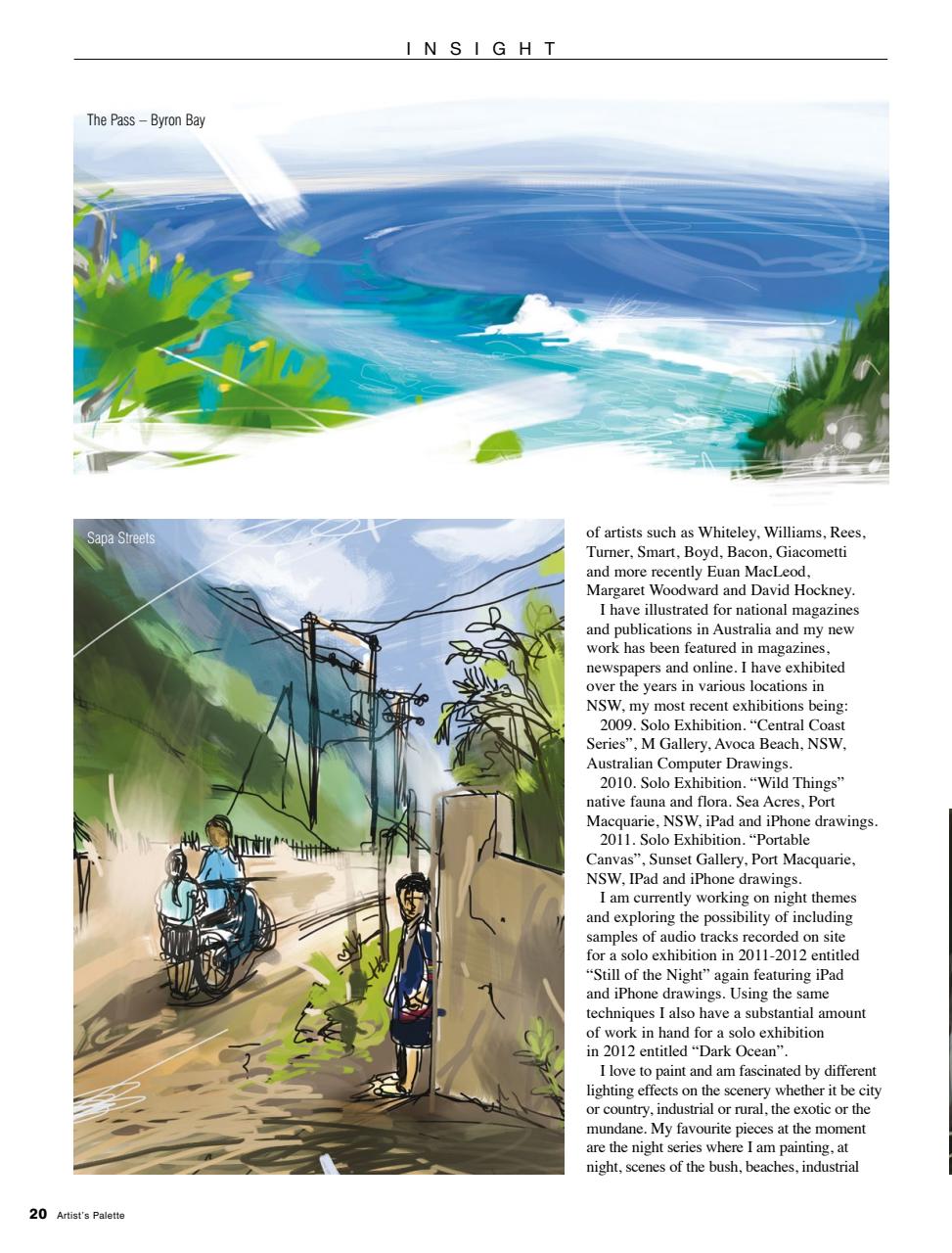 Artist's Palette Preview Pages