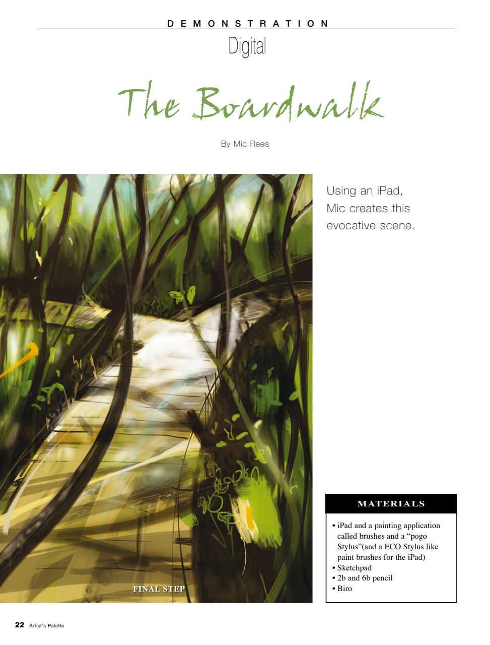 Artist's Palette Preview Pages