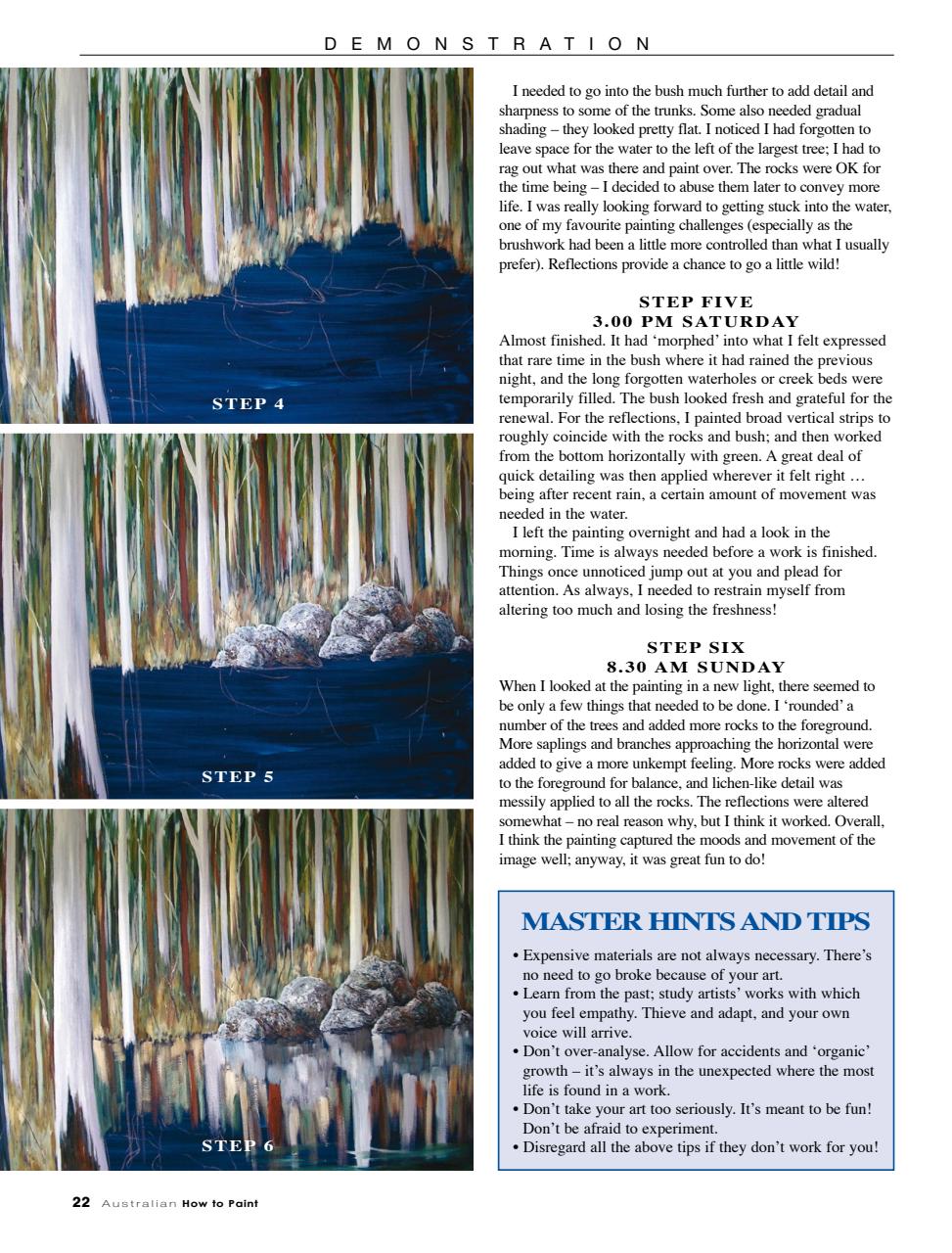 Australian How to Paint Preview Pages