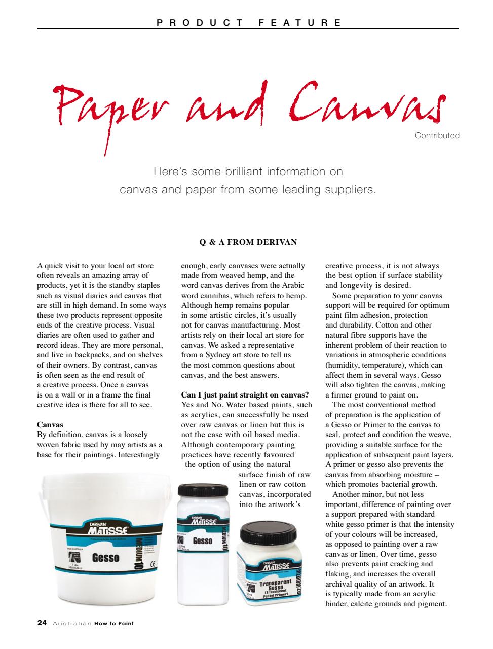 Australian How to Paint Preview Pages