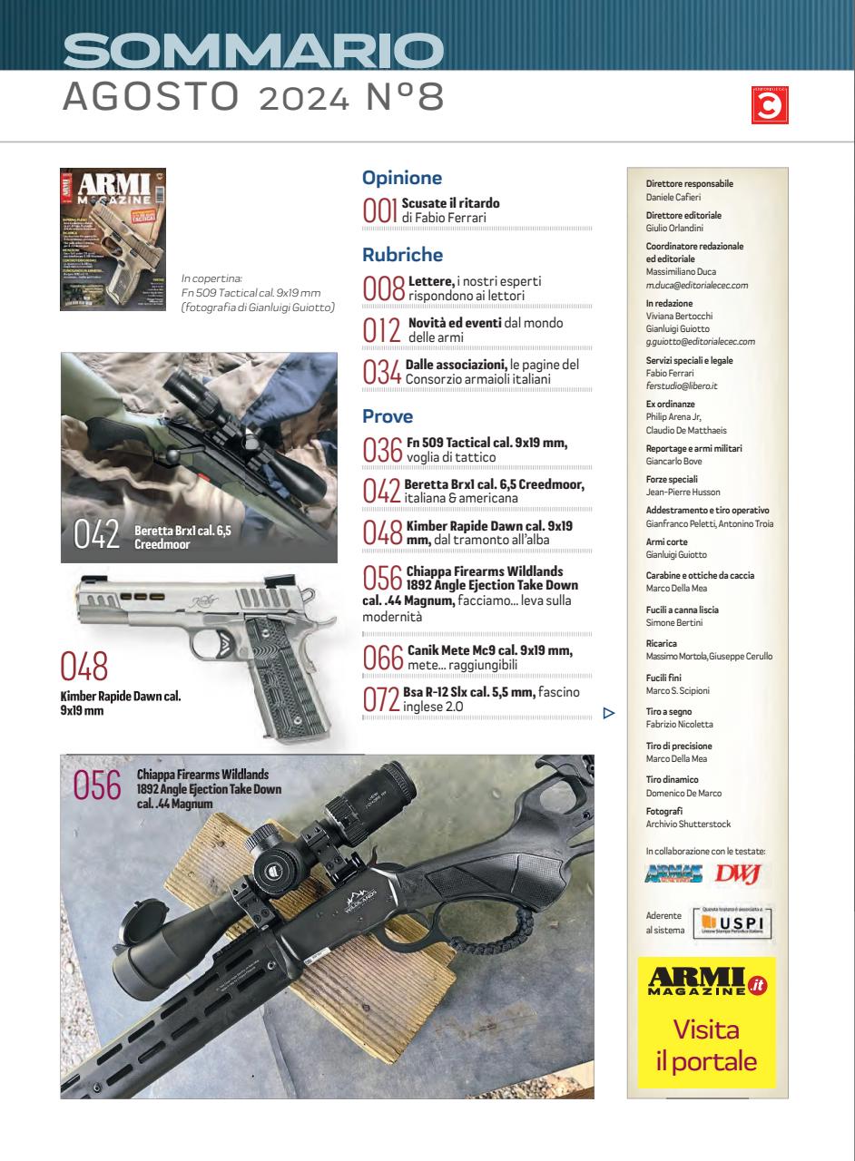 ARMI MAGAZINE Preview Pages