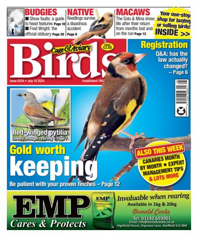 Cage & Aviary Birds issue 10-Jul-24