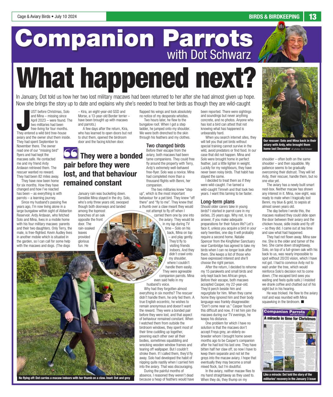 Cage & Aviary Birds Preview Pages