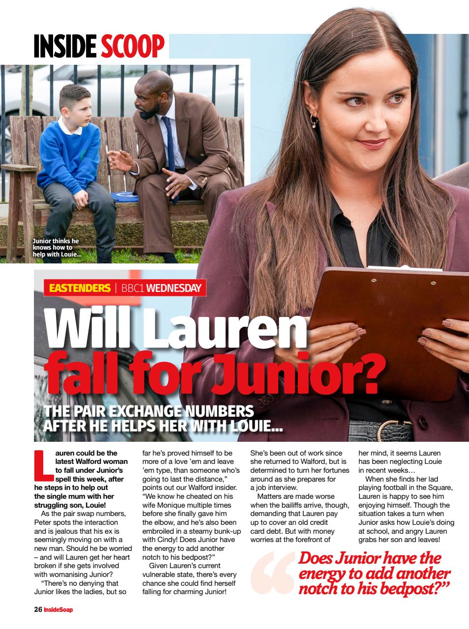 Inside Soap Preview Pages