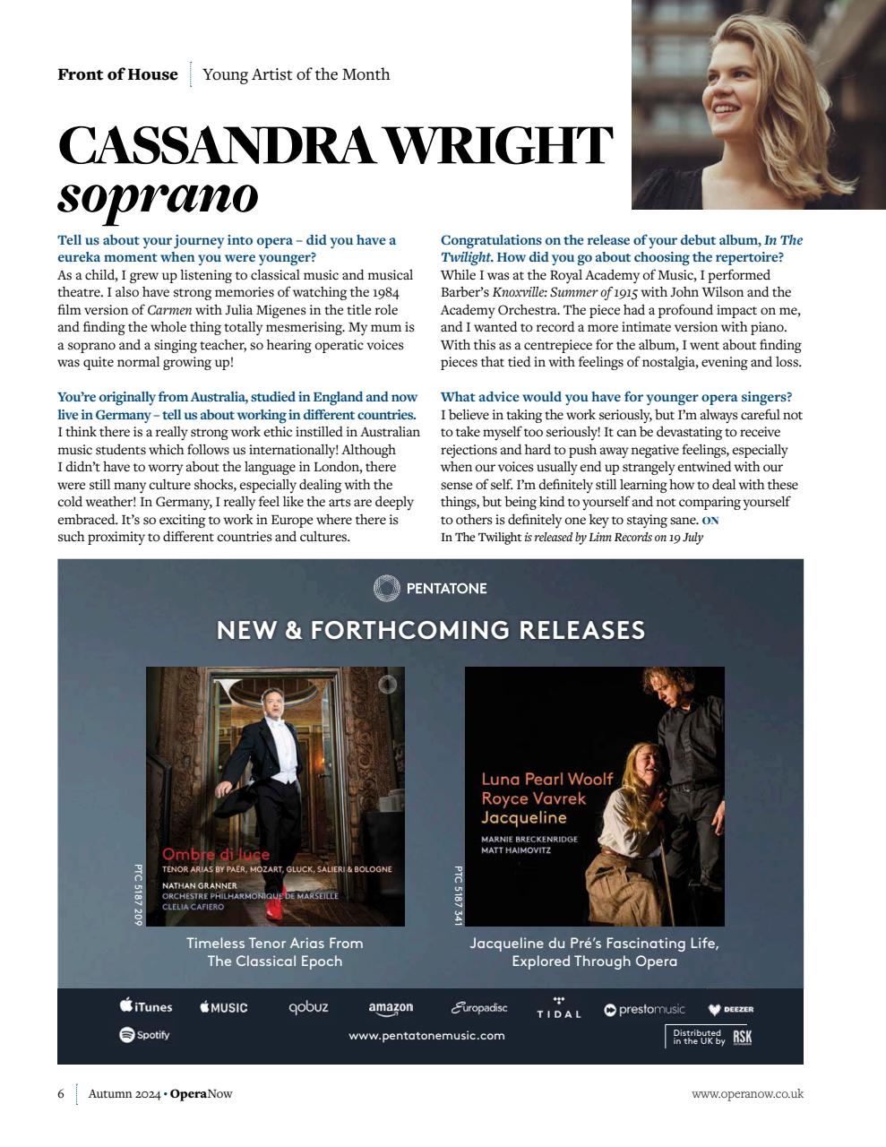 Opera Now Preview Pages