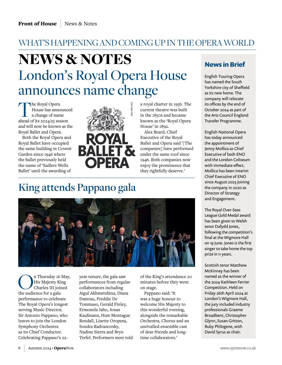 Opera Now Preview Pages