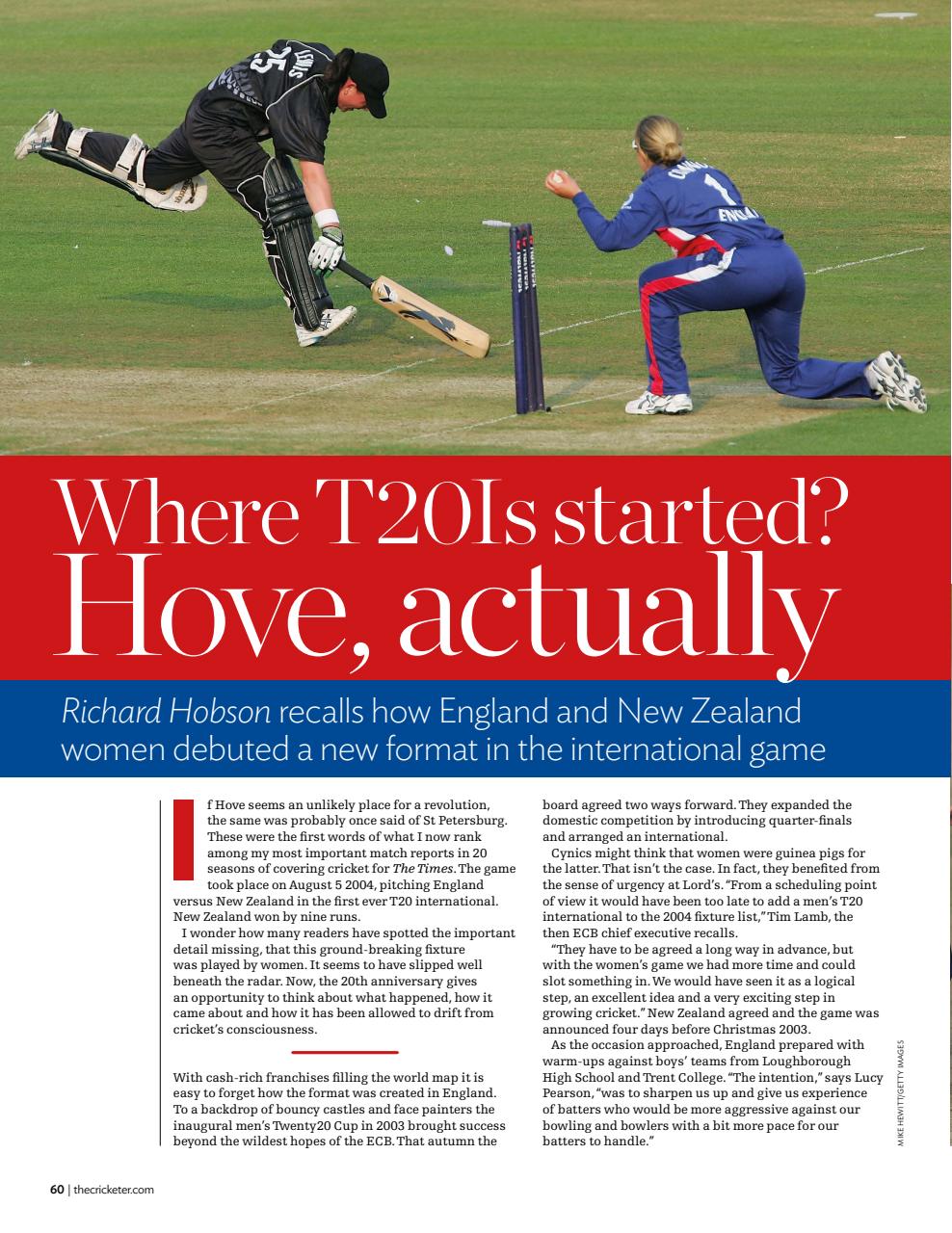The Cricketer Magazine Preview Pages