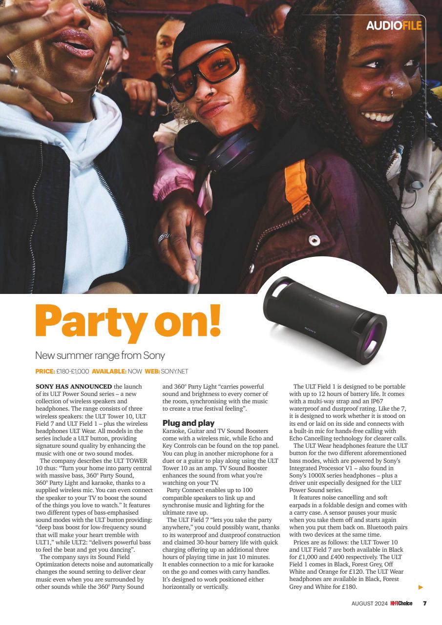 Hi-Fi Choice Preview Pages