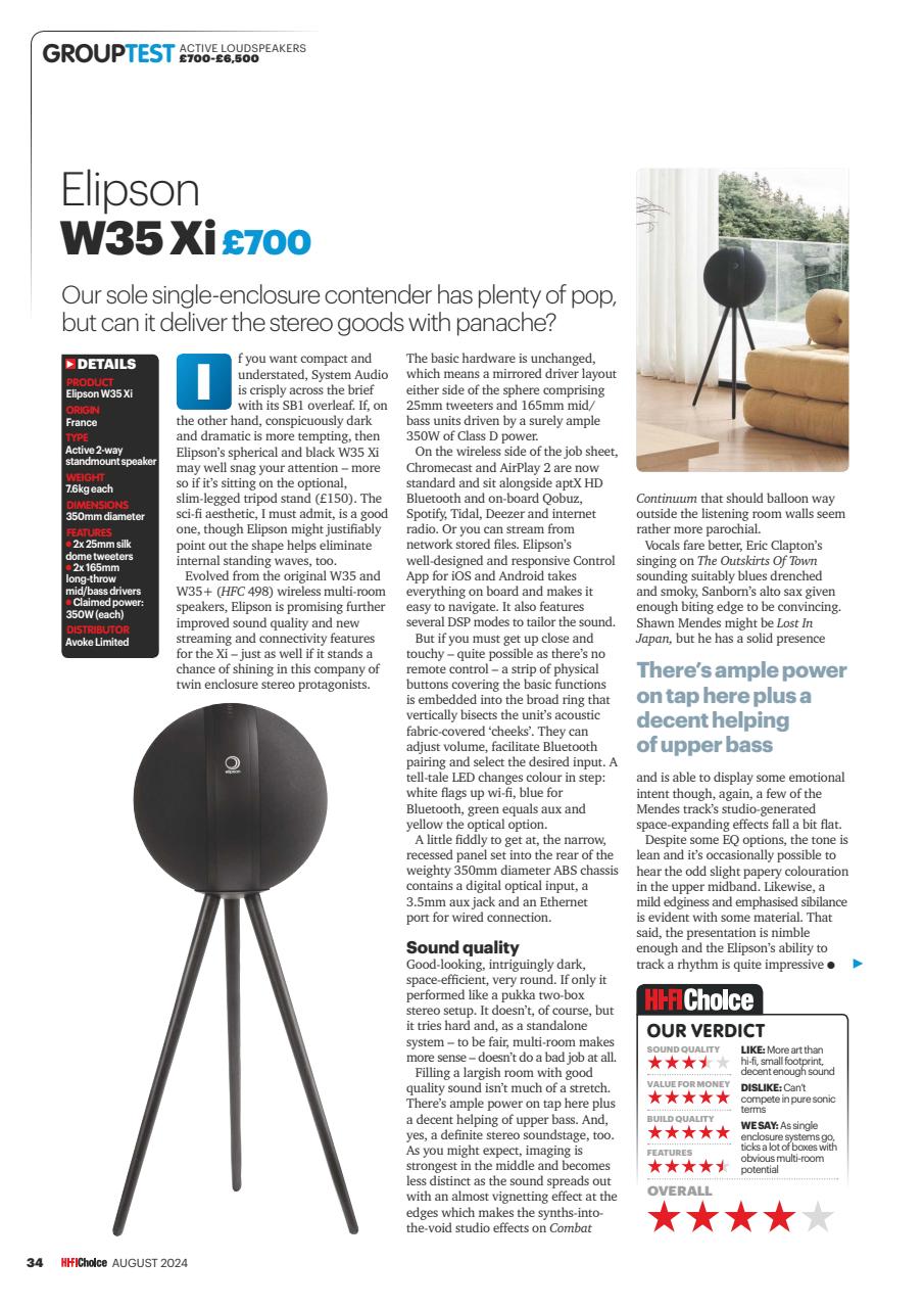 Hi-Fi Choice Preview Pages