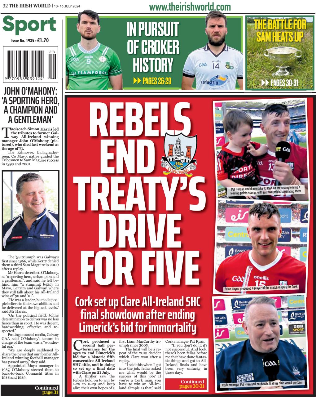 Irish World Preview Pages