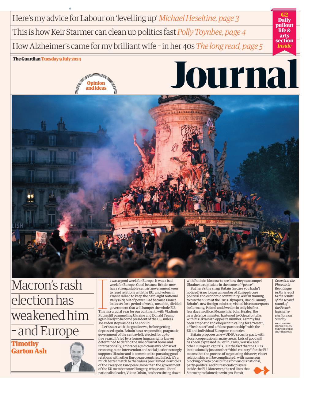 The Guardian Newspaper Preview Pages