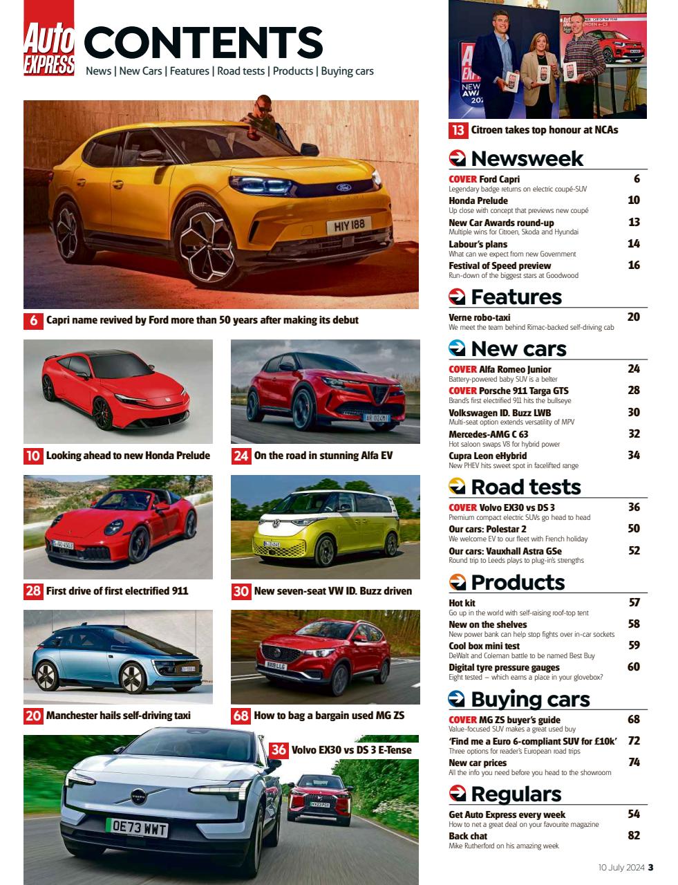 Auto Express Preview Pages