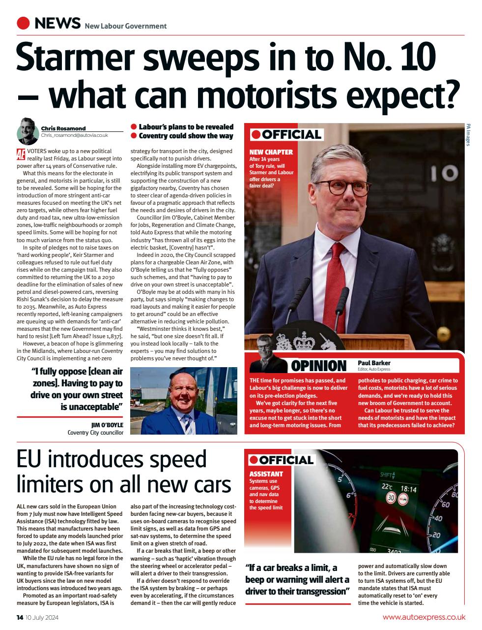 Auto Express Preview Pages